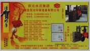 Appropriative Forklift Truck For Brick,CN 07 Henan Environmental Protection Equipment Factory Advert Pre-stamped Card - Trucks