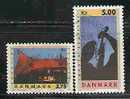 DENMARK - NORDEN 95 - TOURISME - Yvert # 1108/9 -  VF USED - Oblitérés