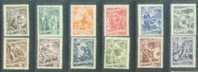 YU 1950-628-39 DEFINITIVE, YUGOSLAVIA, 1 X 12v, MNH,** - Unused Stamps