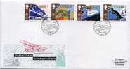 1988  Europa CEPT   FDC Transport And Communications Mi Nr 1147-50 - 1971-1980 Decimale  Uitgaven