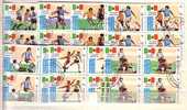 Laos 1985   Football – Mexico 86    7v.-used (O)  X  4 - 1986 – Messico