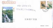 Yuyuanfeipu  Waterfall  ,  Pre-stamped Cover , Postal Stationery - Autres & Non Classés