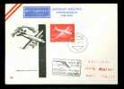 FIRST FLIGHT COVER Erstflug   AUA Wien Rom 1958 #263 - Sonstige & Ohne Zuordnung