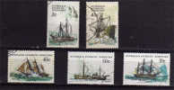 Antarctique Australien. Bateaux 5 T-p Oblitérés 1981.    Cote 7.00 € - Other & Unclassified