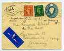 GRANDE BRETAGNE  / LETTRE  POUR ALLEMAGNE / 1946 / ENTIER POSTAL / STATIONERY - Luftpost & Aerogramme