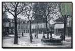 93 ROSNY Sous BOIS, Place De L'église, Animée, Fontaine, Restaurant, Tacot, Ed BF-19-, CPA écrite - Rosny Sous Bois