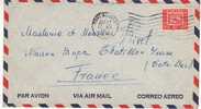 LETTRE PAR AVION FAUNE TIMBRE - Lettres & Documents