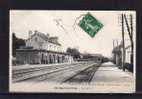 91 SAVIGNY SUR ORGE Gare, Intérieur, Quais, Train Vapeur, Ed Thevenet 119 Bis, 1912 - Savigny Sur Orge