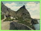 GIBRALTAR - SUGAR LOAF PEAK AND GOVERNOR´S COTTAGE - ANIMATED - CARD TRAVEL IN 1924 - PEANLAND, MALIN & CO - - Gibraltar