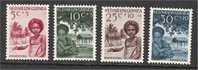 Nederlands  Nieuw Guinea - NVPH 45-48  Papua-children (mint, No Gum) - Netherlands New Guinea