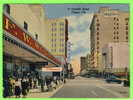 TAMPA, FL. - FRANKLIN STREET - F. WOOLWORTH CO - ANIMATED OLD CARDS - - Tampa