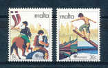 MALTA 1981  EUROPA. FOLKLORE. SERIE COMPLETA  MNH** - 1981