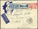 GREECE, AIRPOST COVER 1939 TO VIENNA, ILLUSTRATED "GLASSES" TOPIC - Briefe U. Dokumente