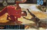 THAILAND  50 BAHT   CROCODILE    ANIMAL  ANIMALS   L & G  READ DESCRIPTION !! - Thaïlande