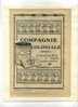 -"COMPAGNIE COLONIALE CHOCOLATS ET THES" . PAGE DE PUB. DU DEBUT DU XXe S. COLLEE SUR PAPIER - Otros & Sin Clasificación