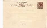 NZ105/ Bild-Ganzsache. Mt. Egmont. Victoria-Marken(Zudruck Unklar) - Lettres & Documents