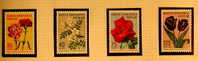 TURQUIA 1960 - FLORES - YVERT 1528-1531 - Unused Stamps