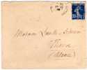 FRANCE LETTRE N° 140 OBLITERATION THANN 27/11/1908 - Lettres & Documents