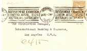 AUS258 / Roo 3d 24. Oct.  1923 L.A.-USA Stempelwerbung Empire Expo 1924 - Cartas & Documentos
