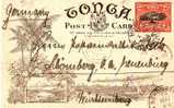 BRO040a /  Tonga - , GA-Karte Nr.1 Bebildert,Vorder- Und Rückseite,1909 - Tonga (...-1970)