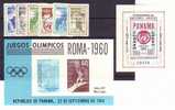 Panama, Nr 548/553, BL8, BL10 **, Michel = 20 Euro (Z17906) - Sommer 1960: Rom