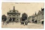 Cpa ATTIGNY Place Charlemagne Cote Droit -jolie Animation -collec Nouvelle P Deroche Latreile - Attigny