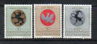 LIECH61 - LIECHTENSTEIN 1969 : Stemmi Serie N. 462/64  *** - Nuovi