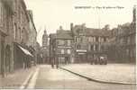 CPA De DOMFRONT - Place St-Julien Et L'Eglise. - Domfront