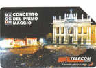 SCHEDE TELEFONICHE - PHONECARD - TELECARTE -  SCHEDA TELEFONICA  CONCERTO DEL PRIMO MAGGIO - Public Practical Advertising