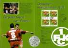 Football: Document Illustrée 1er Jour Champion Bundesliga 1998:  1. FC Kaiserslautern First Day Sheet From Germany - Clubs Mythiques