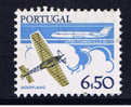 P+ Portugal 1980 Mi 1475 Mng / OG Flugzeug - Ungebraucht