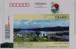 Wan'an Dam,hydropower Station,China 2003 Ji'an Landscape Advertising Pre-stamped Card - Agua