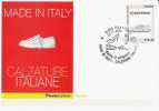 2004 Italia  Carte Maximum   Chaussure  Scarpe - Textile