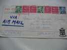 MARCOPHILIE LETTRE DES ETATS UNIS:ANCHORAGE ALASKA POURLE VAL-ANDRE COTE DU NORD 22 FRANCE AIR MAIL - Cartas & Documentos