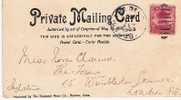 Cu036/  KUBA - Mailing Card 1903 Nach London, Ansichtskarte Tacon Theatre - Brieven En Documenten