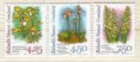 Groenland 1996 Yvertn° 263-65*** MNH Fleurs Cote 9 Euro - Unused Stamps