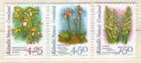 Groenland 1996 Yvertn° 263-65*** MNH Fleurs Cote 9 Euro - Ungebraucht