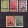 884) Liechtenstein Mi.Nr. 11-16 Ungebraucht * - Unused Stamps