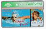 UK - Great Britain - BT - Franziska Van Almsick -Swimming -  5 Units - Mint - Limited Edition - BT Buitenlandse Uitgaven