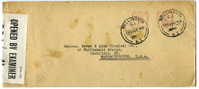 1944  Censored Letter To USA Meterred Postage - Storia Postale