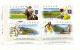 Timbres  Neufs Du Canada  Les Routes Panoramiques: Route Des Vins , Rout 99(ski), Route 34( Cavalier)... - Neufs