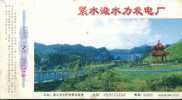 Jinshuitan Hydroelectric Power Station  ,   Pre-stamped Card , Postal Stationery - Agua