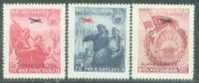 YU 1949-575-7 MAKEDONIA AIR MAIL, YUGOSLAVIA, 3v, MNH - Unused Stamps