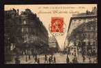 1912 FRANCE CARTE POSTALE PARIS –La Rue De La Cbaussee-d ‘Antin - Lettres & Documents