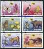 2001 POLAND Zoo Flora/fauna 6v - Neufs