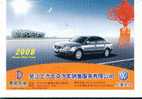 Beijing Olympic Games´ Stadium ( Bird- Nest ) Volkswagen Car  ,  Pre-stamped Card, Postal Stationery - Zomer 2008: Peking