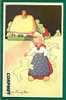 PENNYLESS JAMES - GIRL With Baby Sheeps - SIGNED - BELGIUM UNUSED POSTCARD - Pennyless, James