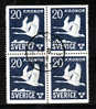 SUEDE - PA 7b Oblitéré (2 Paires Se Tenant) Cote 5 Euros Depart à 10% - Used Stamps