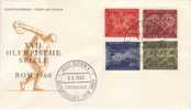 BUND FDC MICHEL 332/35 €22.00 OLYMPIC GAMES 1960 - Sommer 1960: Rom