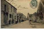 CPA 78 PORCHEVILLE RUE PRINCIPALE 1905 EPICERIE MERCERIE LAUNAY-GODMUSE - Porcheville